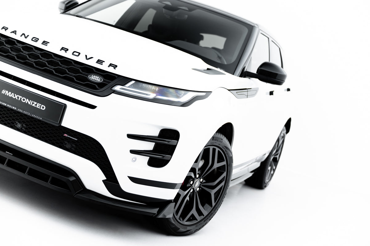 Street+ Spoilerlippe Front Ansatz passend für Land Rover Range Rover Evoque Dynamic Mk2 schwarz Hochglanz – Ansicht 5