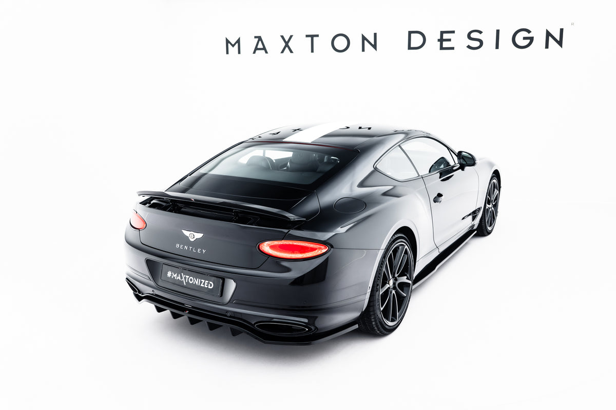 Street+ Mittlerer Diffusor RACE passend für Bentley Continental GT Coupe Mk3 schwarz Hochglanz – Ansicht 4