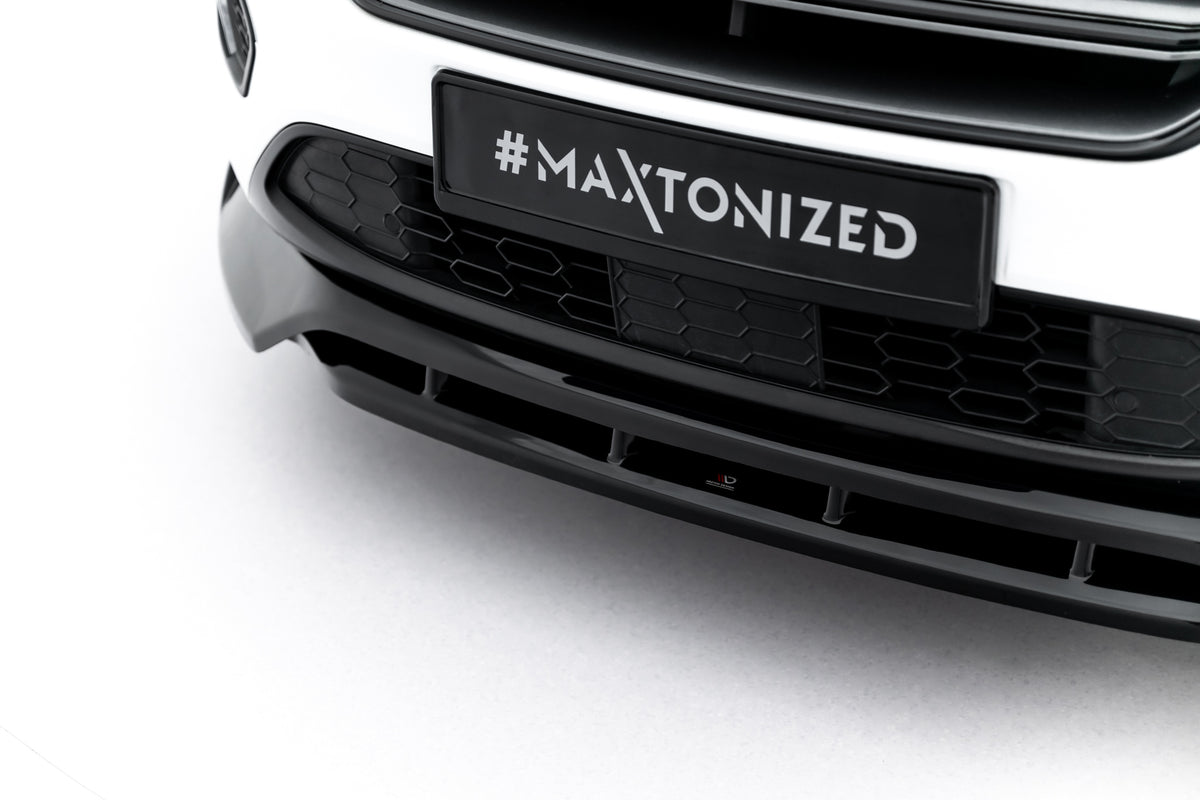 Street+ Spoilerlippe Front Ansatz passend für Ford Kuga ST-Line Mk2 Facelift schwarz Hochglanz – Ansicht 5