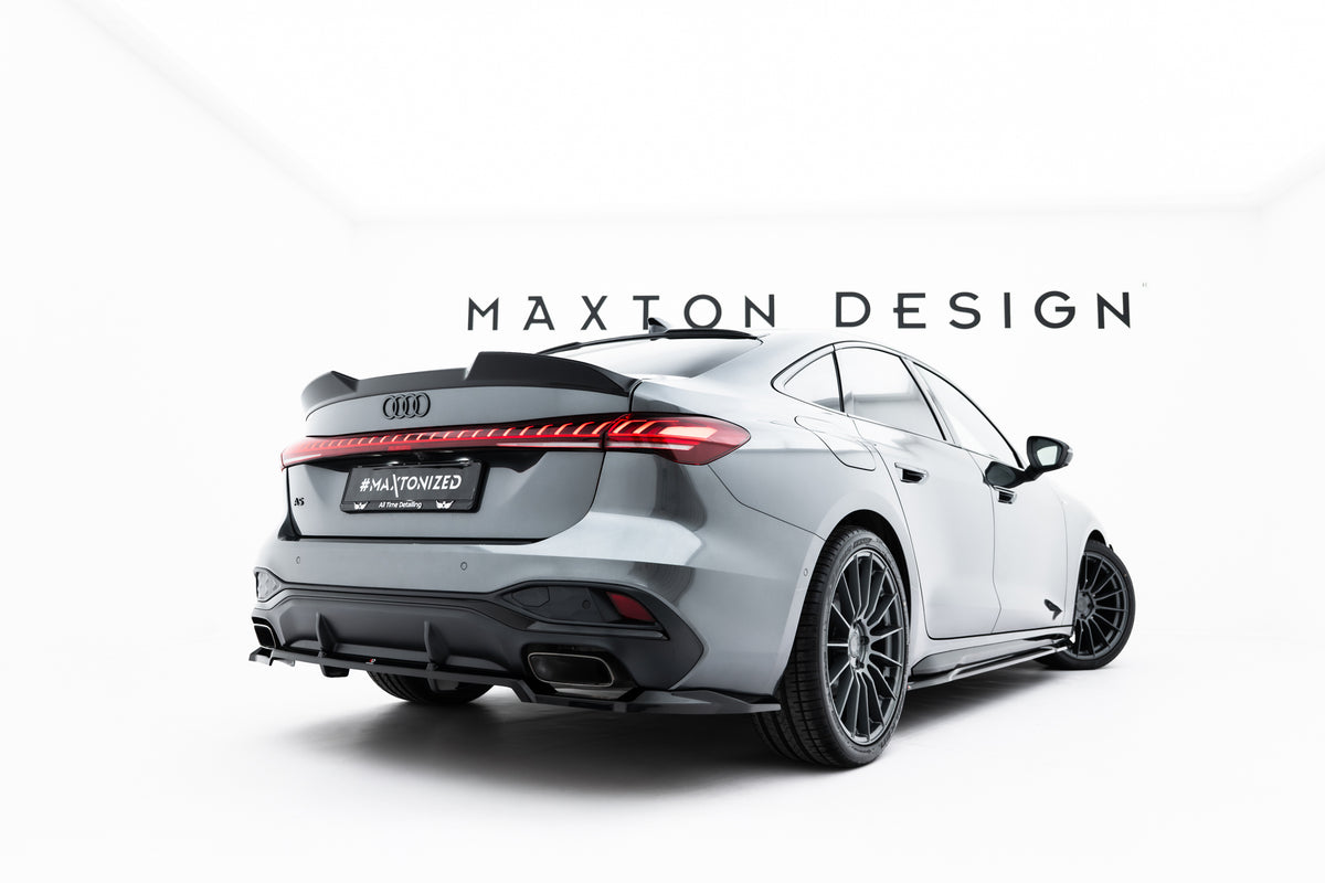 Street+ Mittlerer Diffusor RACE passend für Audi A5 S-Line Limousine / Avant B10 schwarz Hochglanz – Ansicht 5