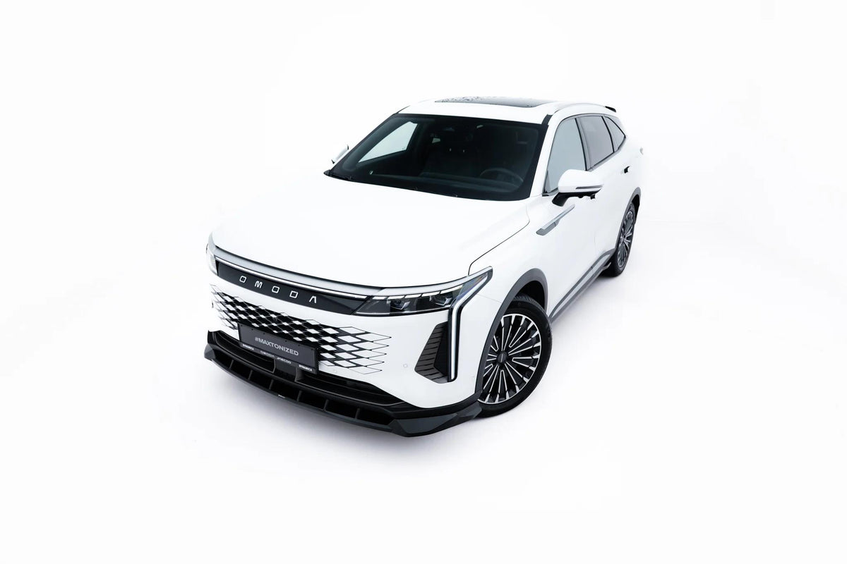 Street+ Spoilerlippe Front Ansatz passend für Omoda 9 Mk1 schwarz Hochglanz – Ansicht 1