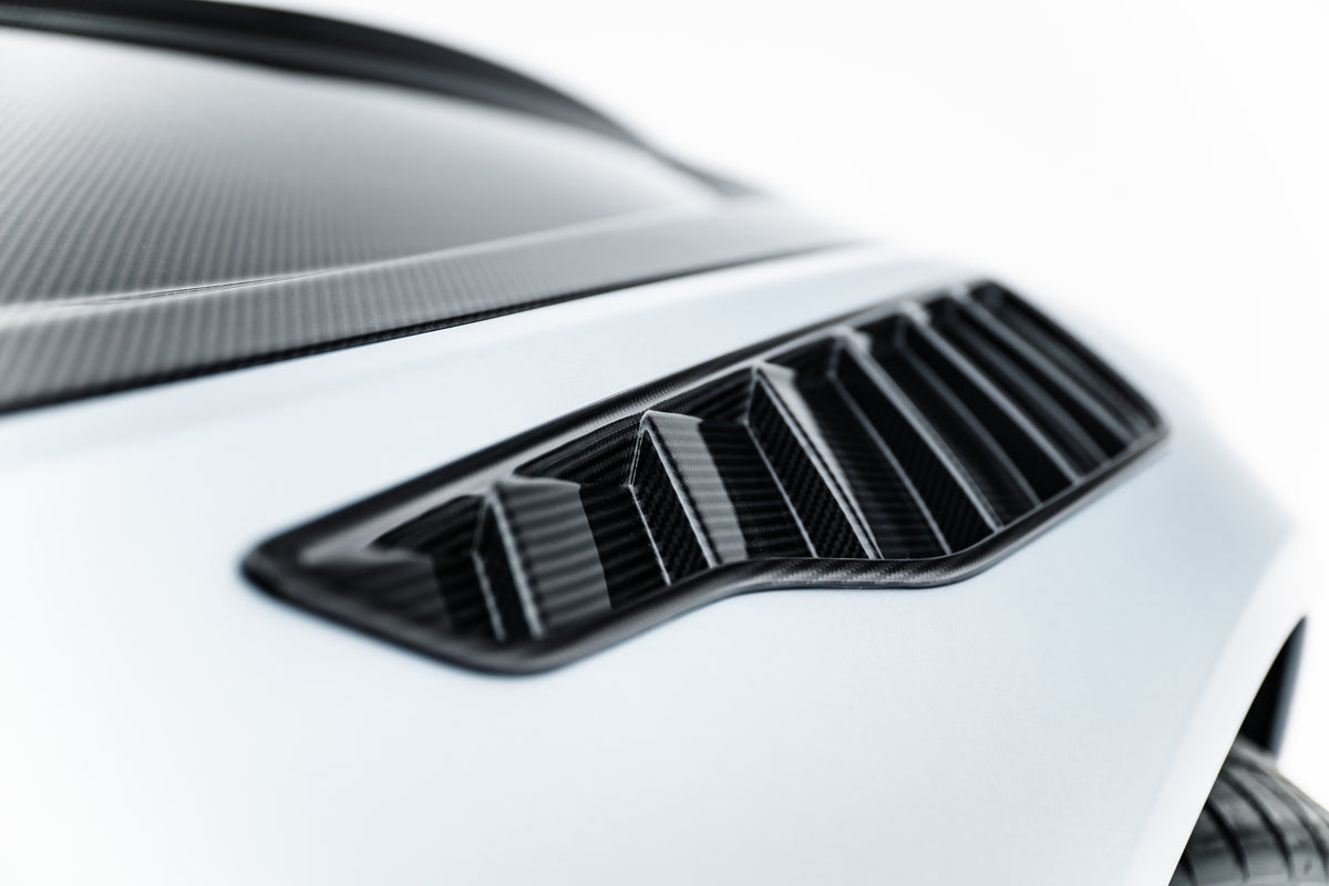 Prepreg Carbon Fiber Front Bumper Side Vents Mercedes-AMG GT 63 / 55 / 63 S E Performance C192 – Ansicht 3
