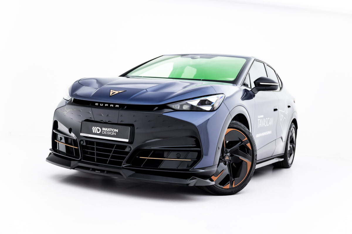 Street+ Spoilerlippe Front Ansatz passend für Cupra Tavascan Mk1 schwarz Hochglanz – Ansicht 7