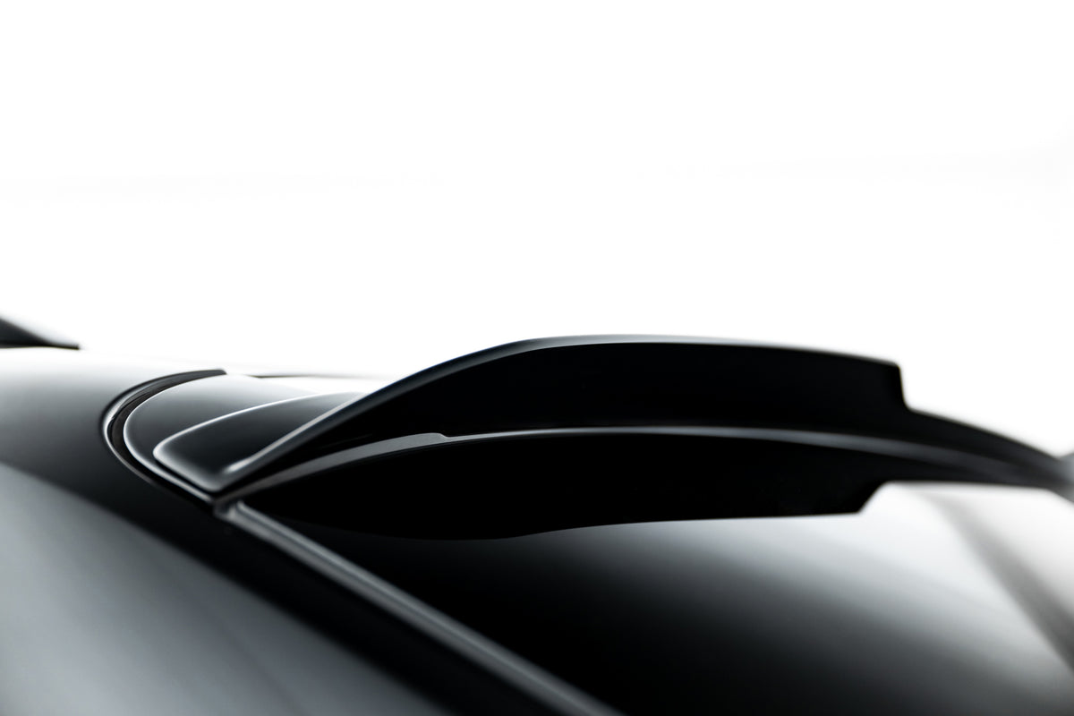 Höher Heckspoiler Lippe Porsche Macan EV Mk1 schwarz Hochglanz – Ansicht 4
