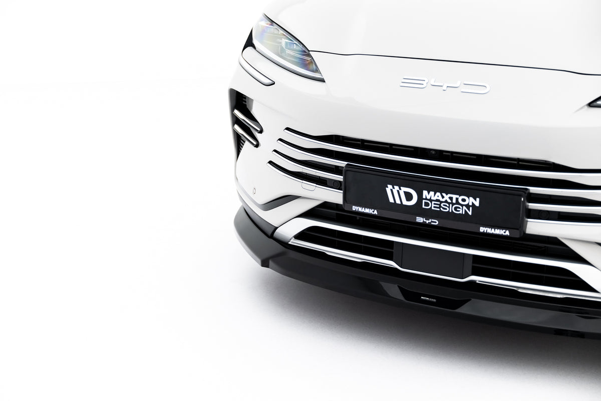 Street+ Spoilerlippe Front Ansatz V.2 passend für BYD Seal U Mk1 schwarz Hochglanz – Ansicht 5