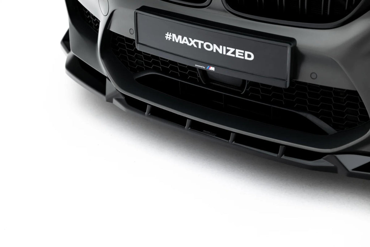 Street+ Spoilerlippe Front Ansatz V.3 passend für BMW M5 F90 schwarz Hochglanz – Ansicht 5