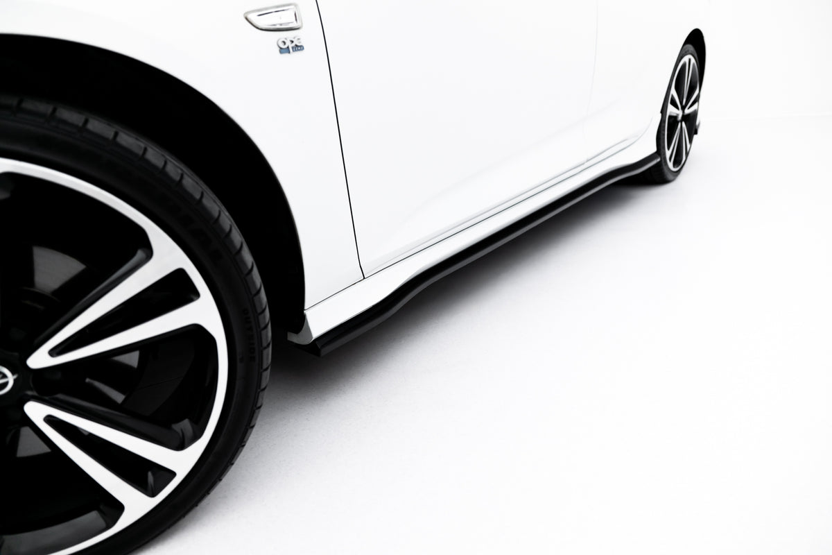 Street+ Seitenschweller Leisten passend für Opel Insignia OPC-Line Mk2 schwarz Hochglanz – Ansicht 4