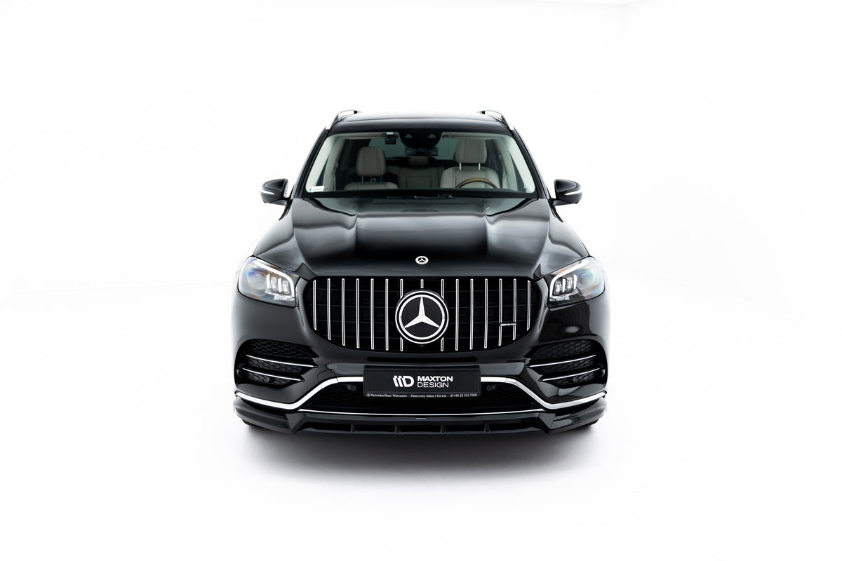 Street+ Spoilerlippe Front Ansatz V.2 passend für Mercedes-Benz GLS AMG-Line X167  schwarz Hochglanz – Ansicht 5