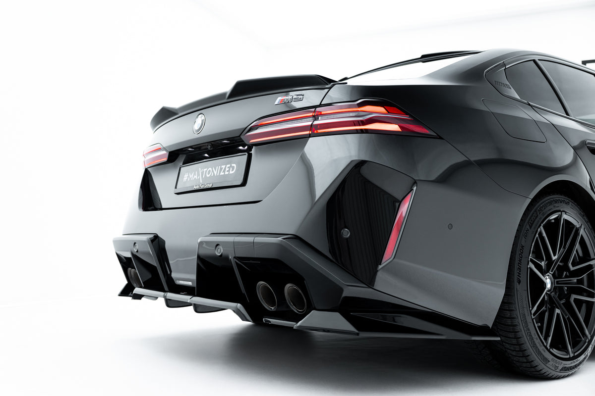 Street+ Mittlerer Diffusor RACE passend für BMW M5 Limousine / Touring G90 schwarz Hochglanz – Ansicht 7