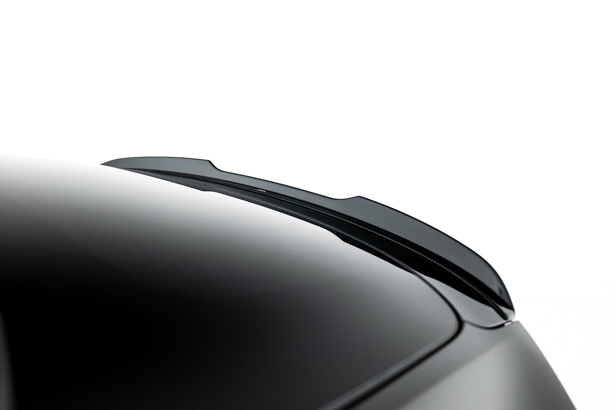 Niedriger Heckspoiler Lippe Porsche Macan EV Mk1 schwarz Hochglanz – Ansicht 2