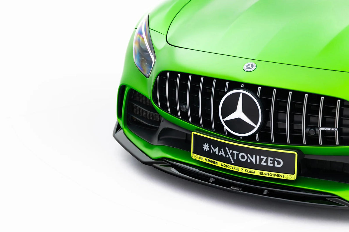 Street+ Spoilerlippe Front Ansatz passend für Mercedes-AMG GT R C190 Facelift schwarz Hochglanz – Ansicht 5