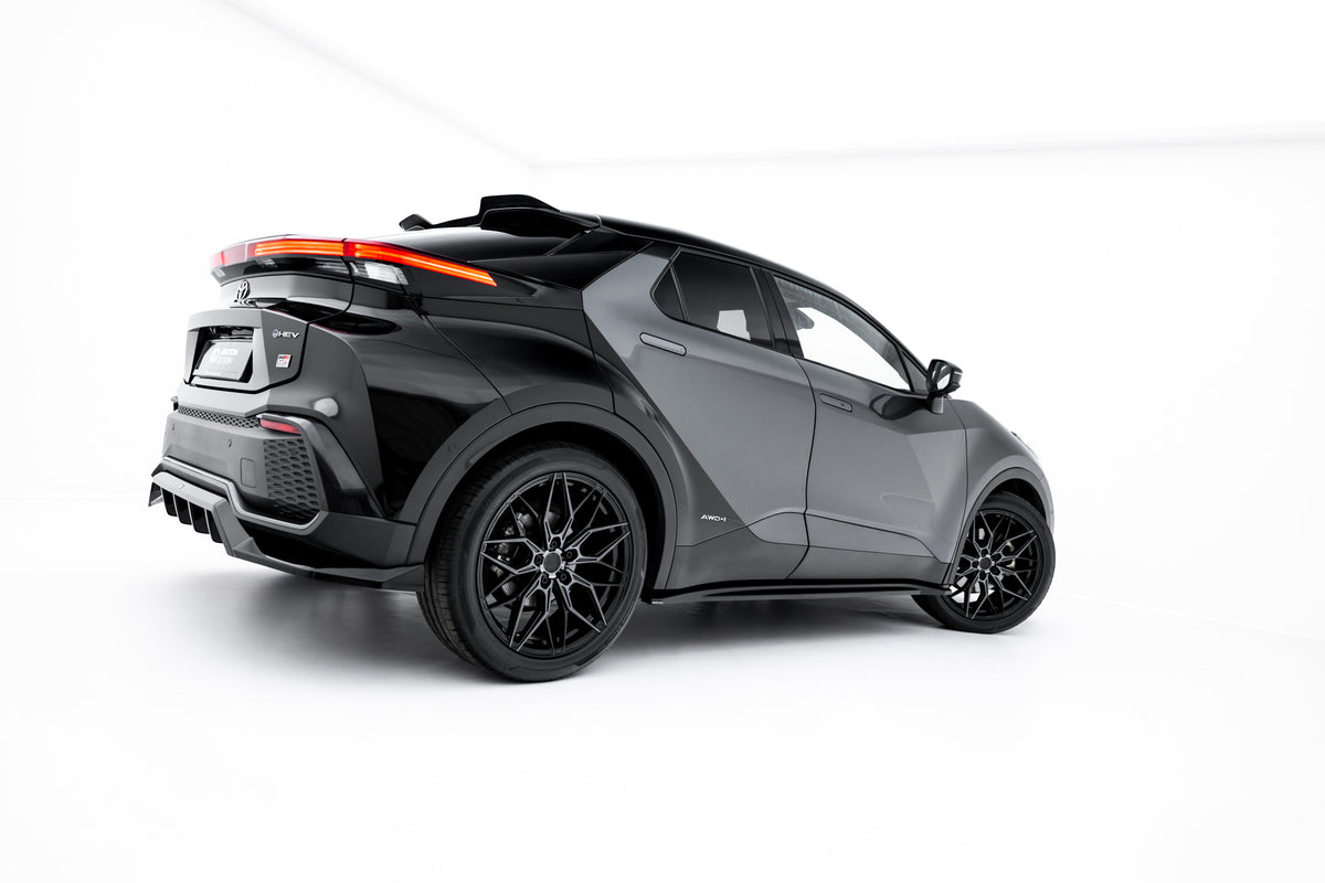 Street+ Seitenschweller Leisten passend für Toyota C-HR Mk2 schwarz Hochglanz – Ansicht 1