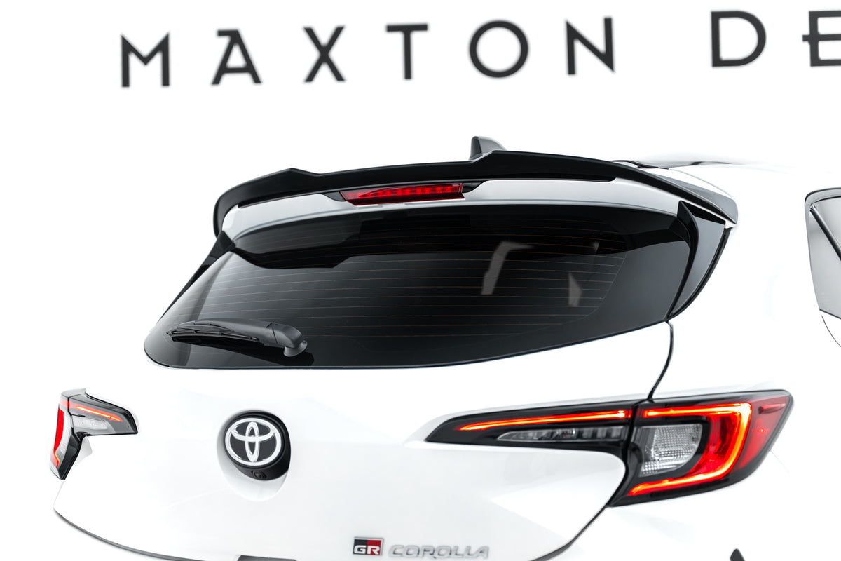 Heckspoiler Lippe Toyota GR Corolla Mk12 schwarz Hochglanz – Ansicht 2