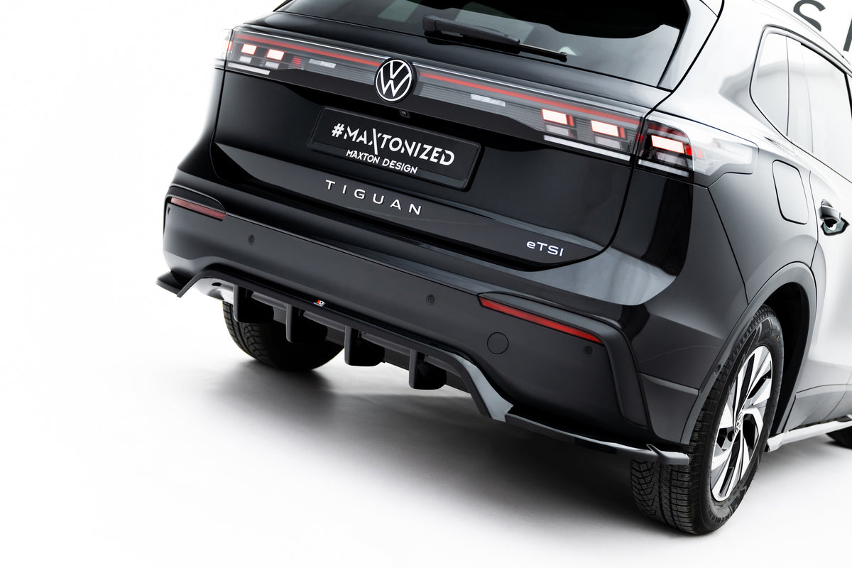Street+ Mittlerer Diffusor RACE passend für VW Tiguan Mk3 schwarz Hochglanz – Ansicht 2