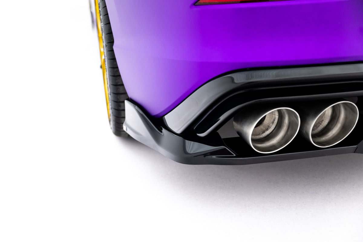 Street+ Mittlerer Diffusor RACE passend für V.1 VW Golf R Hatchback Mk8 / Mk8 Facelift schwarz Hochglanz – Ansicht 7
