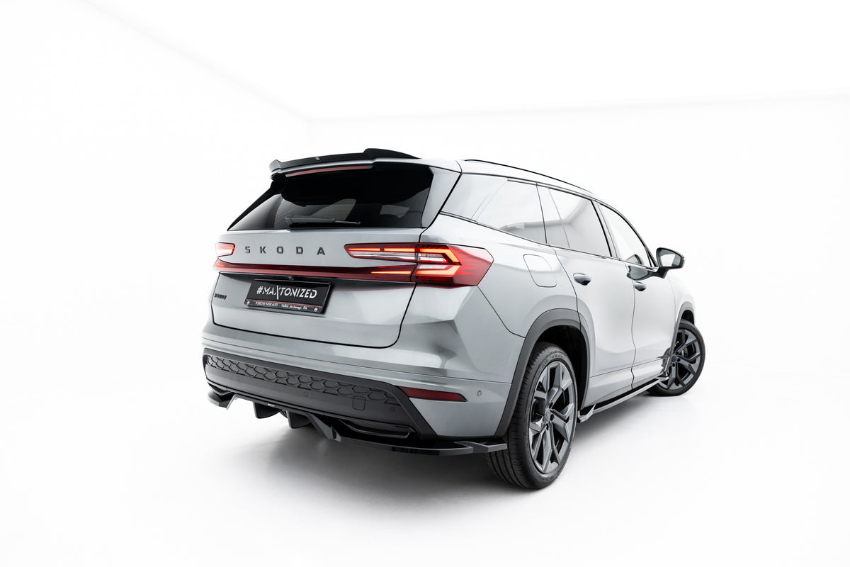 Street+ Mittlerer Diffusor RACE passend für Skoda Kodiaq Sportline Mk2 schwarz Hochglanz – Ansicht 2