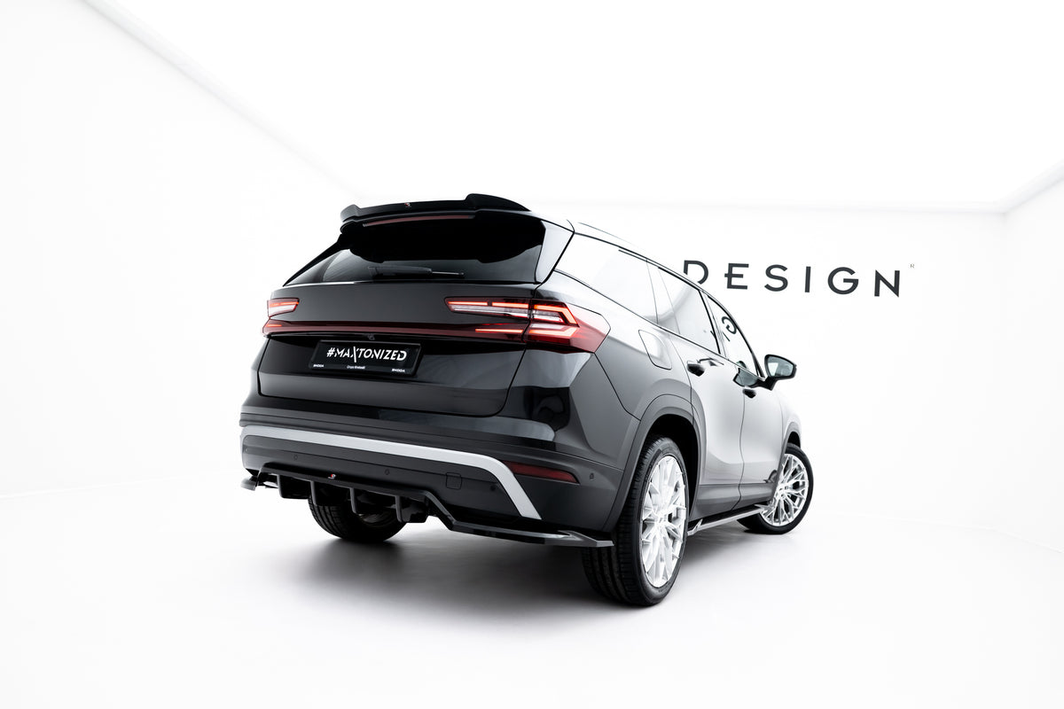 Street+ Mittlerer Diffusor RACE passend für Skoda Kodiaq Mk2 schwarz Hochglanz – Ansicht 1