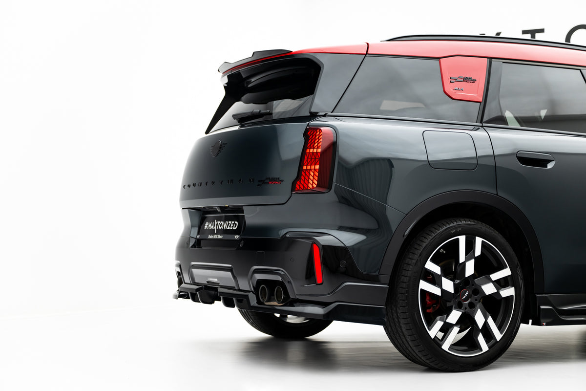 Street+ Mittlerer Diffusor RACE passend für Mini Countryman JCW U25 schwarz Hochglanz – Ansicht 4