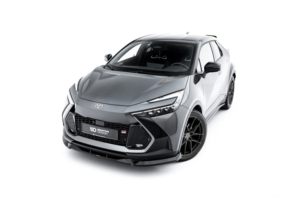 Street+ Spoilerlippe Front Ansatz passend für Toyota C-HR Mk2 schwarz Hochglanz – Ansicht 6
