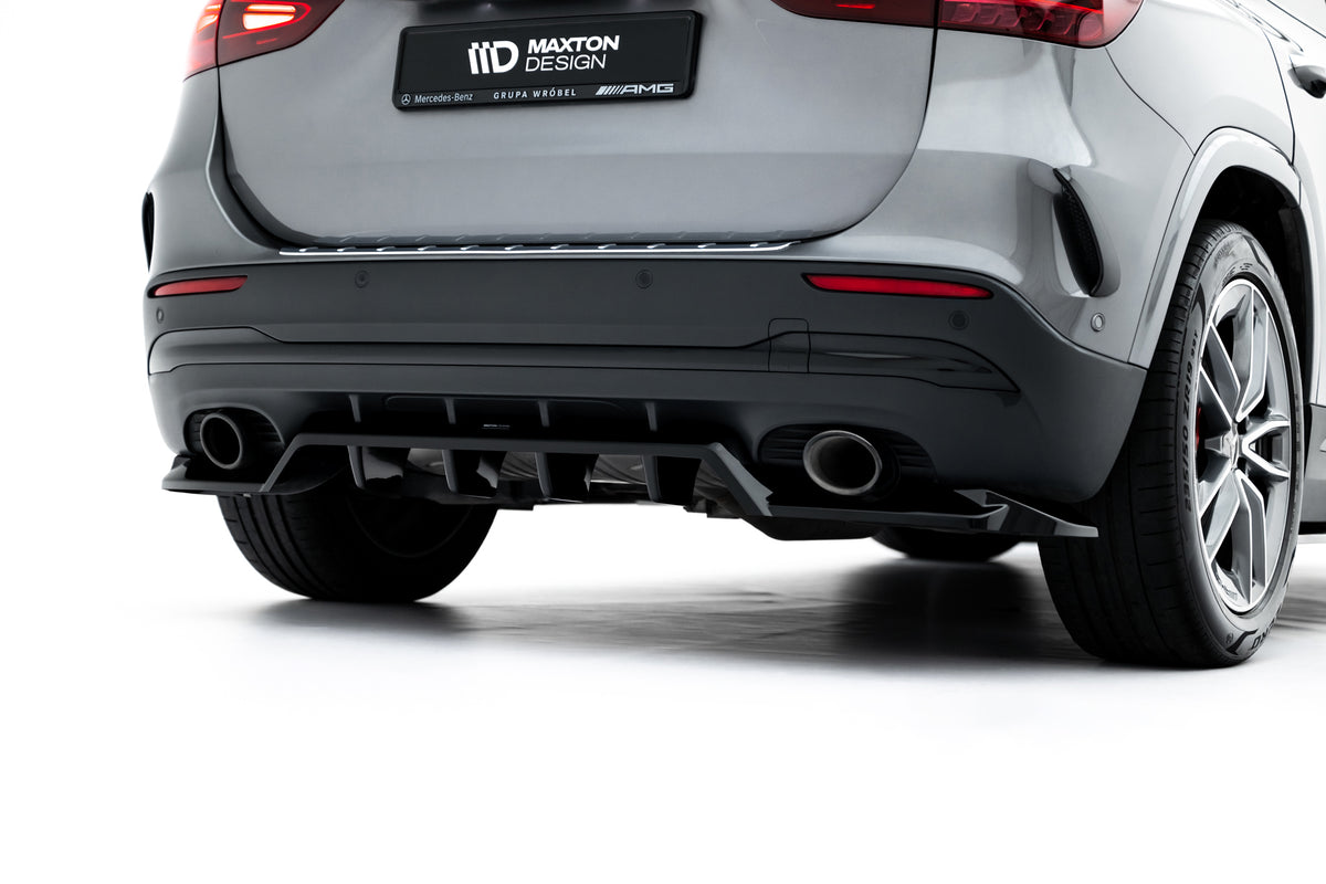 Street+ Mittlerer Diffusor RACE passend für Mercedes-AMG GLA 35 H247 Facelift schwarz Hochglanz – Ansicht 6