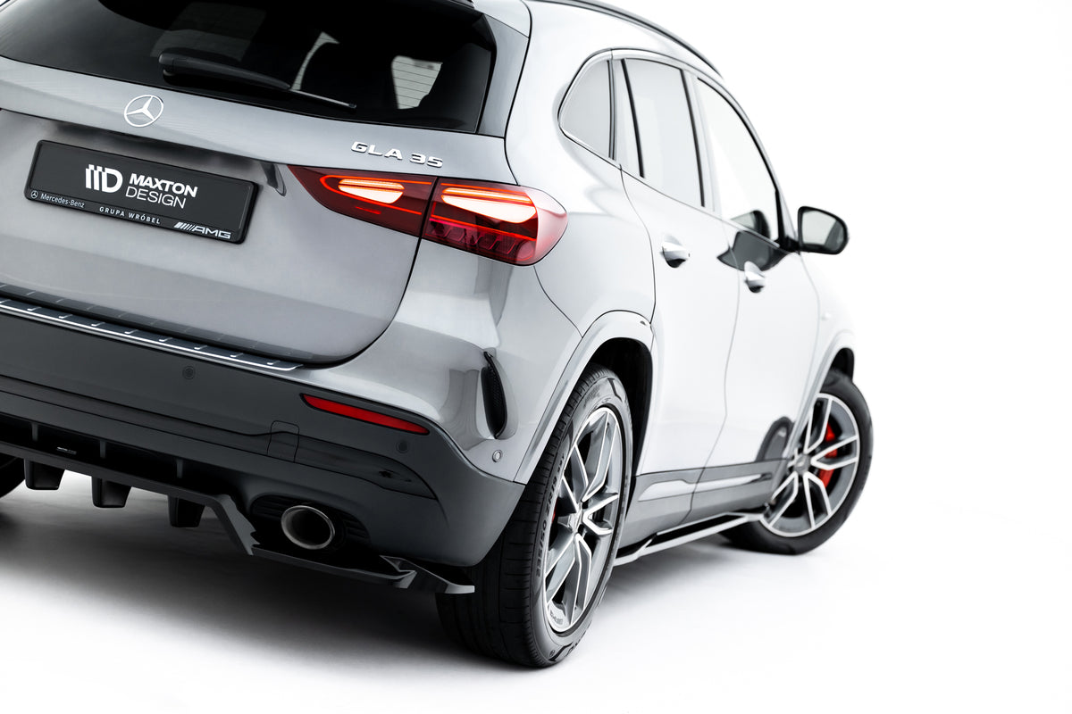 Street+ Mittlerer Diffusor RACE passend für Mercedes-AMG GLA 35 H247 Facelift schwarz Hochglanz – Ansicht 5