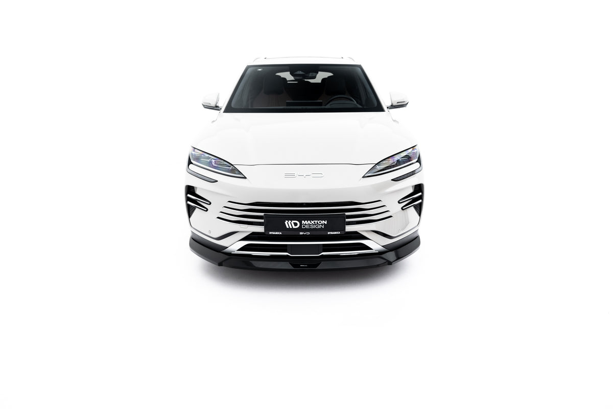 Street+ Spoilerlippe Front Ansatz V.2 passend für BYD Seal U Mk1 schwarz Hochglanz – Ansicht 4