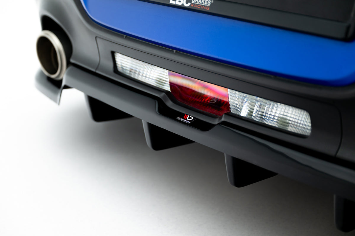 Street+ Mittlerer Diffusor RACE passend für V.1 Subaru BRZ Mk2 schwarz Hochglanz – Ansicht 3