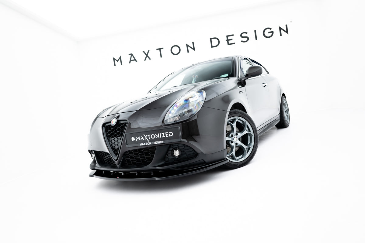 Street+ Spoilerlippe Front Ansatz passend für Alfa Romeo Giulietta Zender schwarz Hochglanz – Ansicht 3