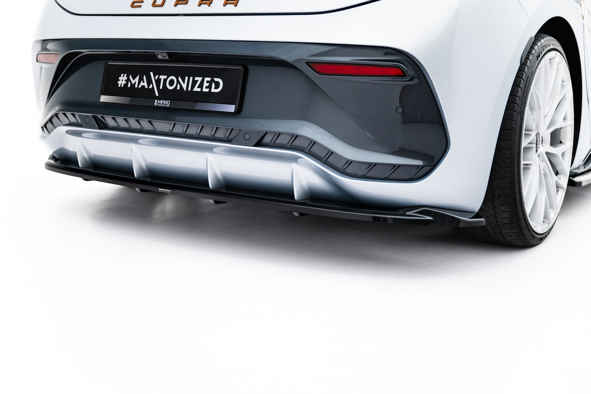 Street+ Mittlerer Diffusor RACE passend für Cupra Born Mk1 schwarz Hochglanz – Ansicht 5