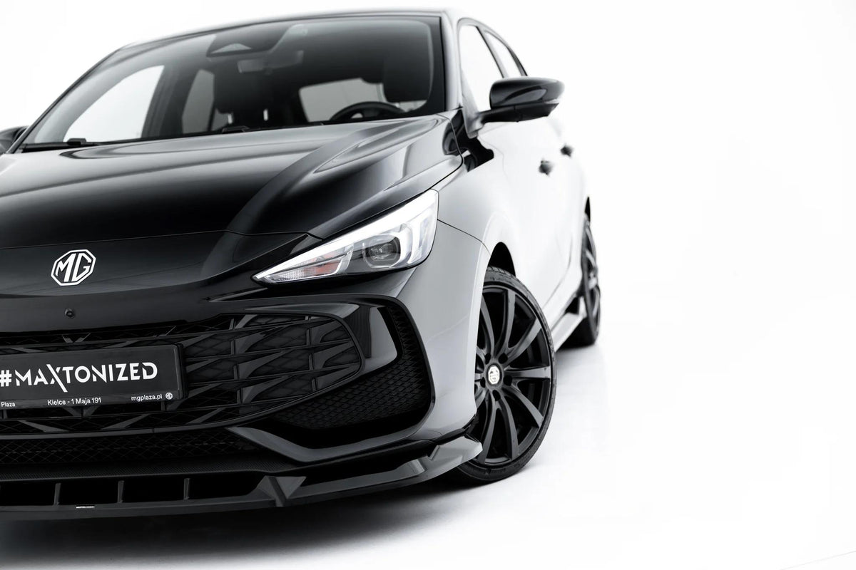 Street+ Spoilerlippe Front Ansatz V.2 passend für MG 3 Mk1 schwarz Hochglanz – Ansicht 5
