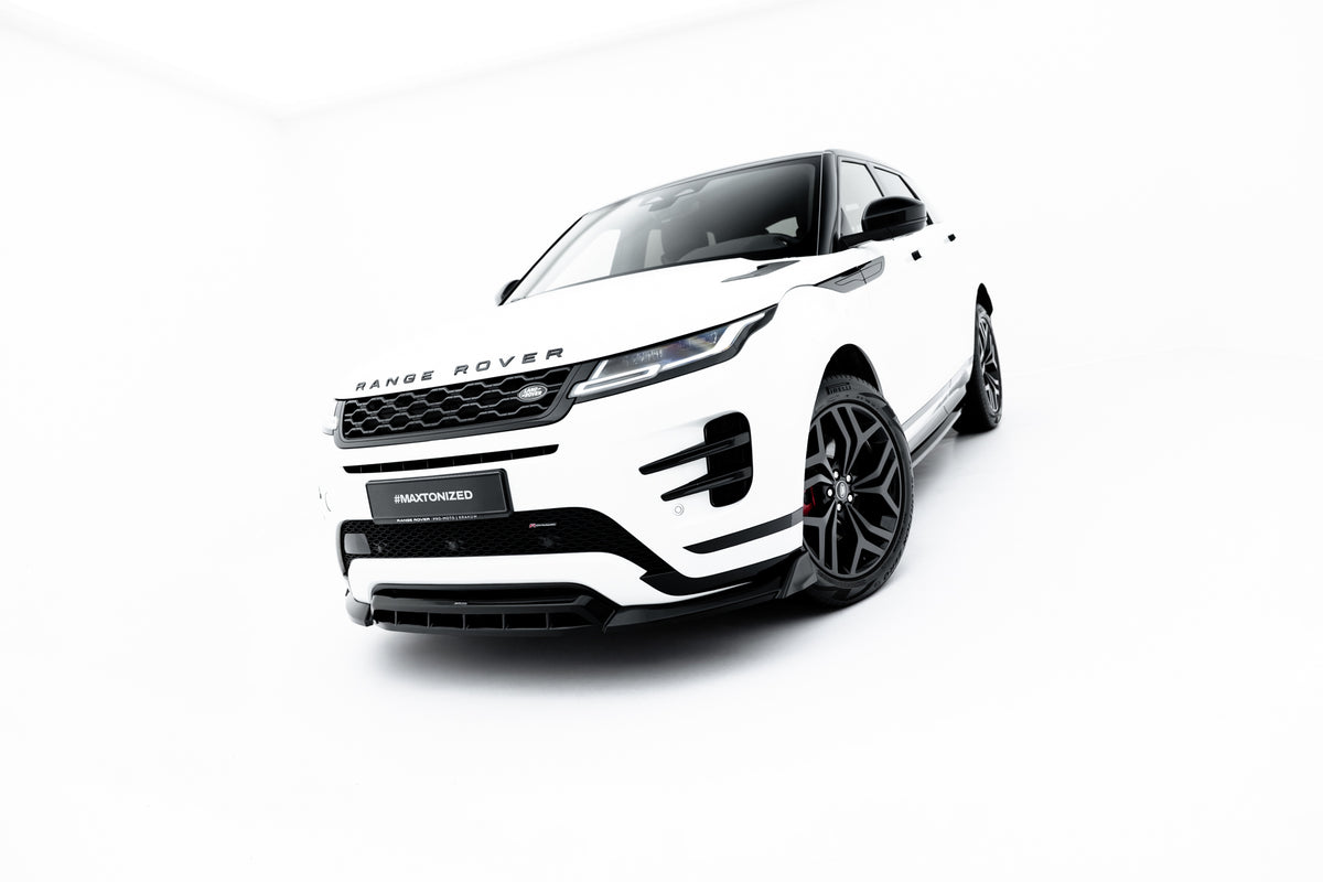 Street+ Spoilerlippe Front Ansatz passend für Land Rover Range Rover Evoque Dynamic Mk2 schwarz Hochglanz – Ansicht 2