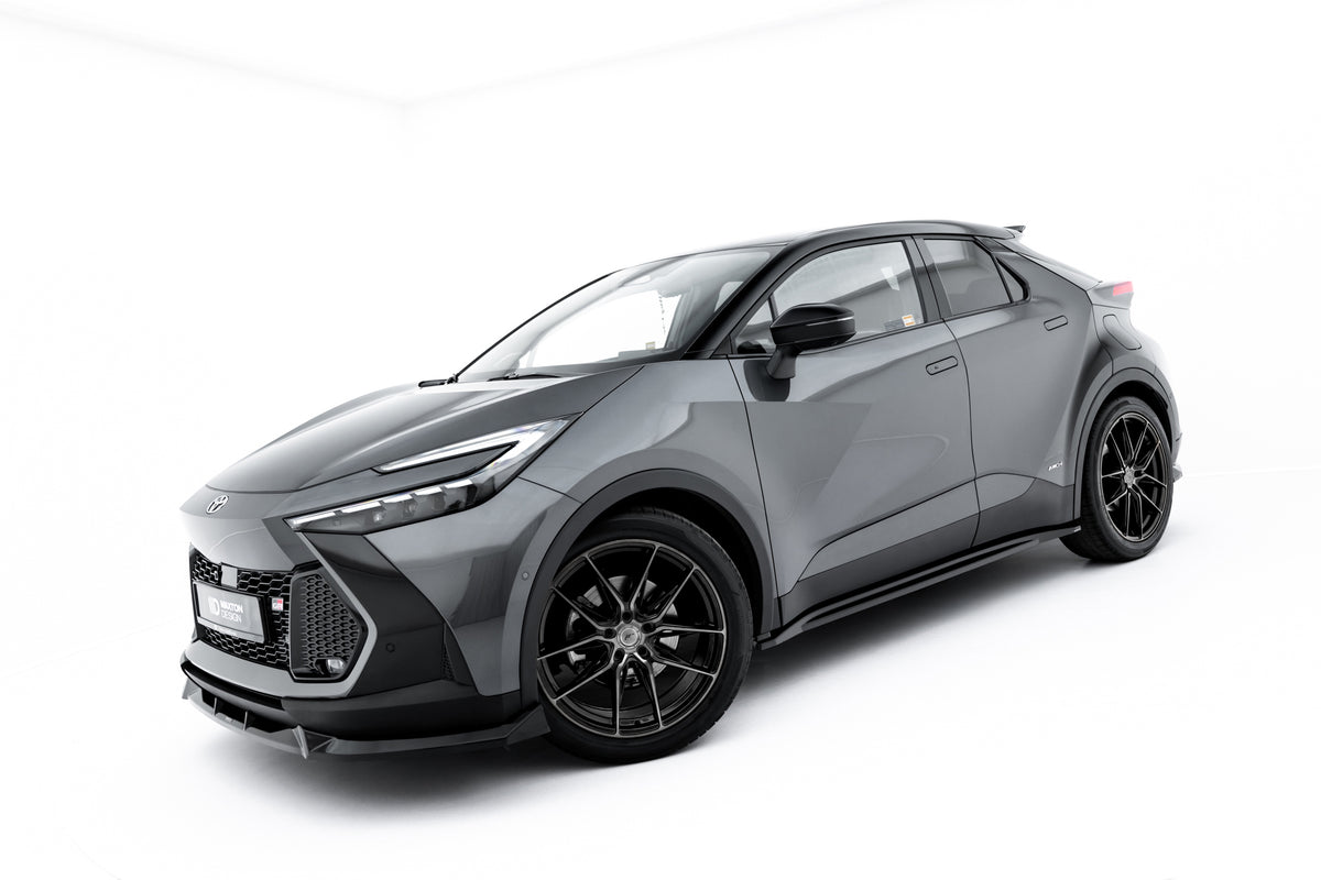 Street+ Seitenschweller Leisten passend für Toyota C-HR Mk2 schwarz Hochglanz – Ansicht 5