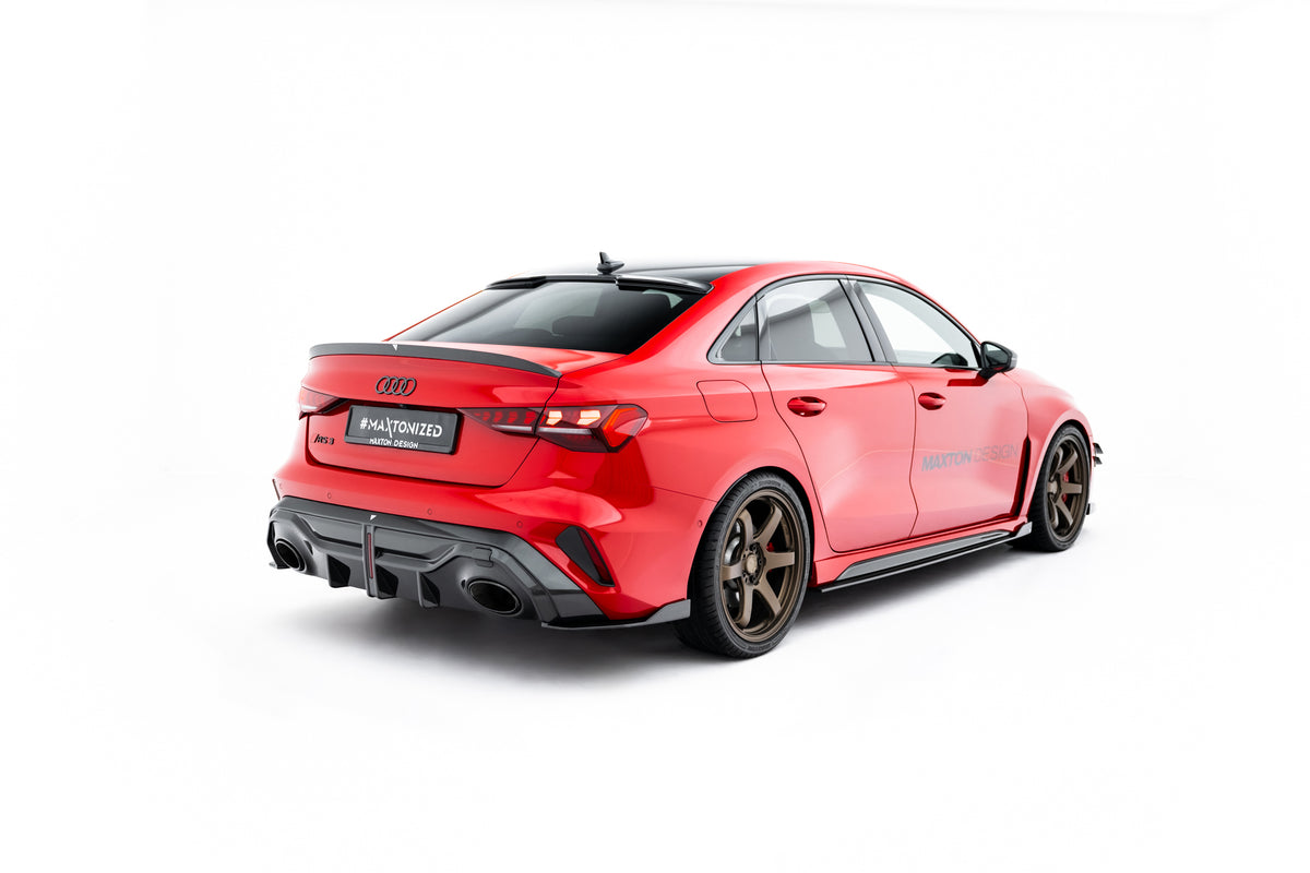 Prepreg Carbon Fiber Heckklappenspoiler V.2 Audi RS3 / S3 / A3 S-Line / A3 Limousine 8Y Facelift – Ansicht 3