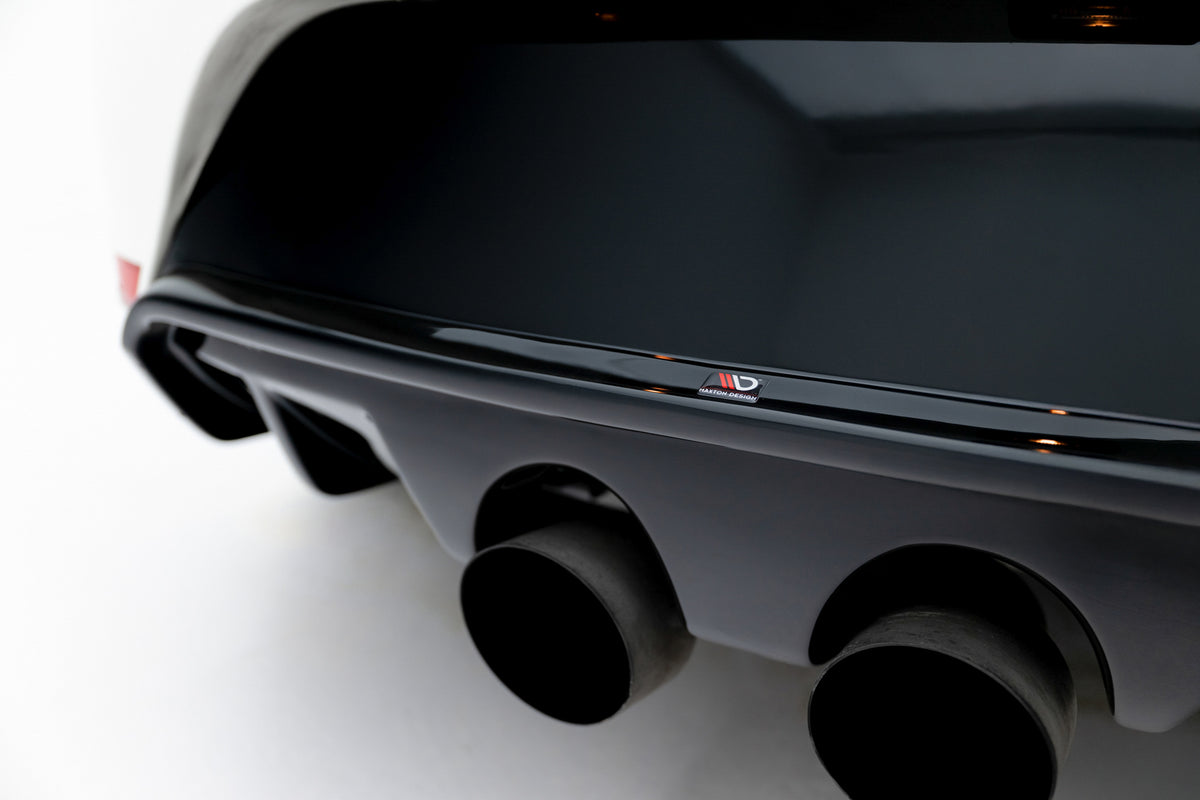 Diffusor Heck Ansatz passend für Seat Leon Cupra/ FR Mk2  schwarz Hochglanz – Ansicht 4