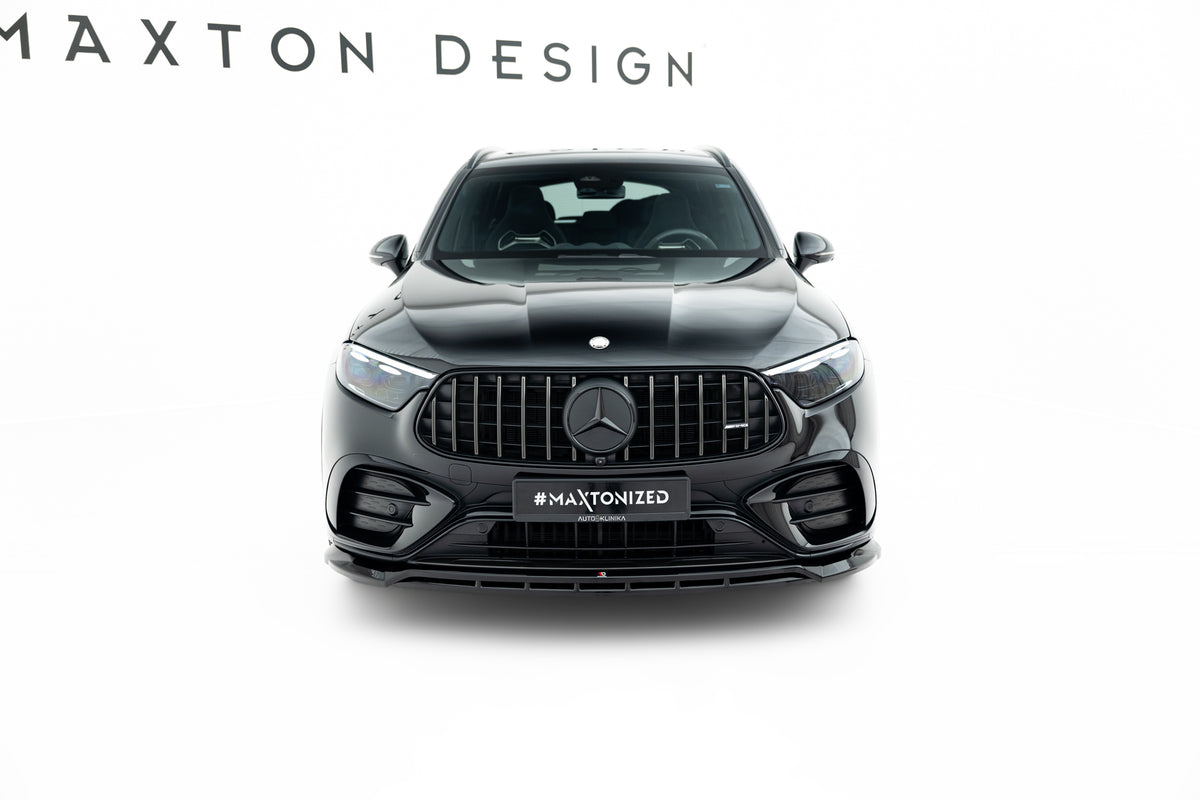 Street+ Spoilerlippe Front Ansatz passend für Mercedes-AMG GLC 43 X254 schwarz Hochglanz – Ansicht 1