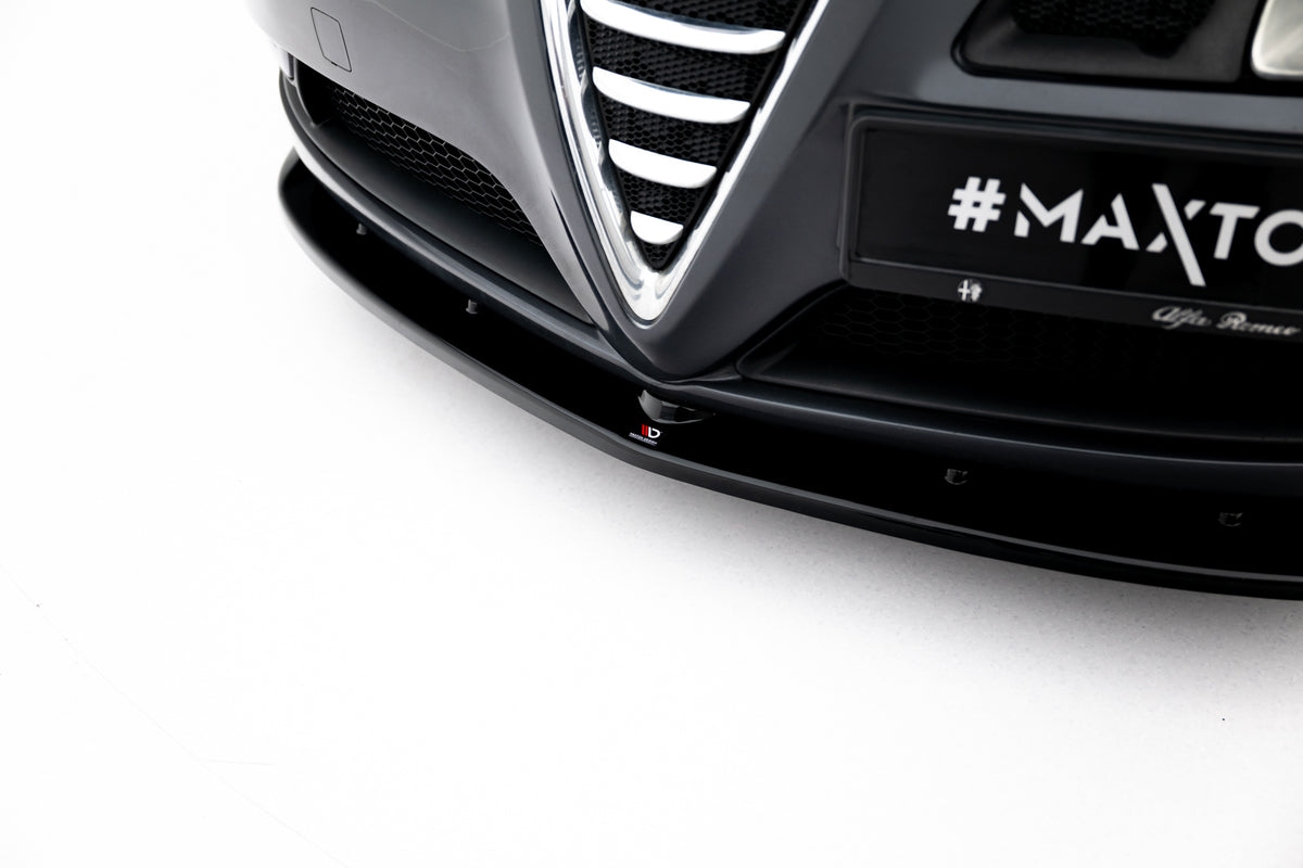 Street+ Spoilerlippe Front Ansatz V.1 passend für Alfa Romeo GT schwarz Hochglanz – Ansicht 3