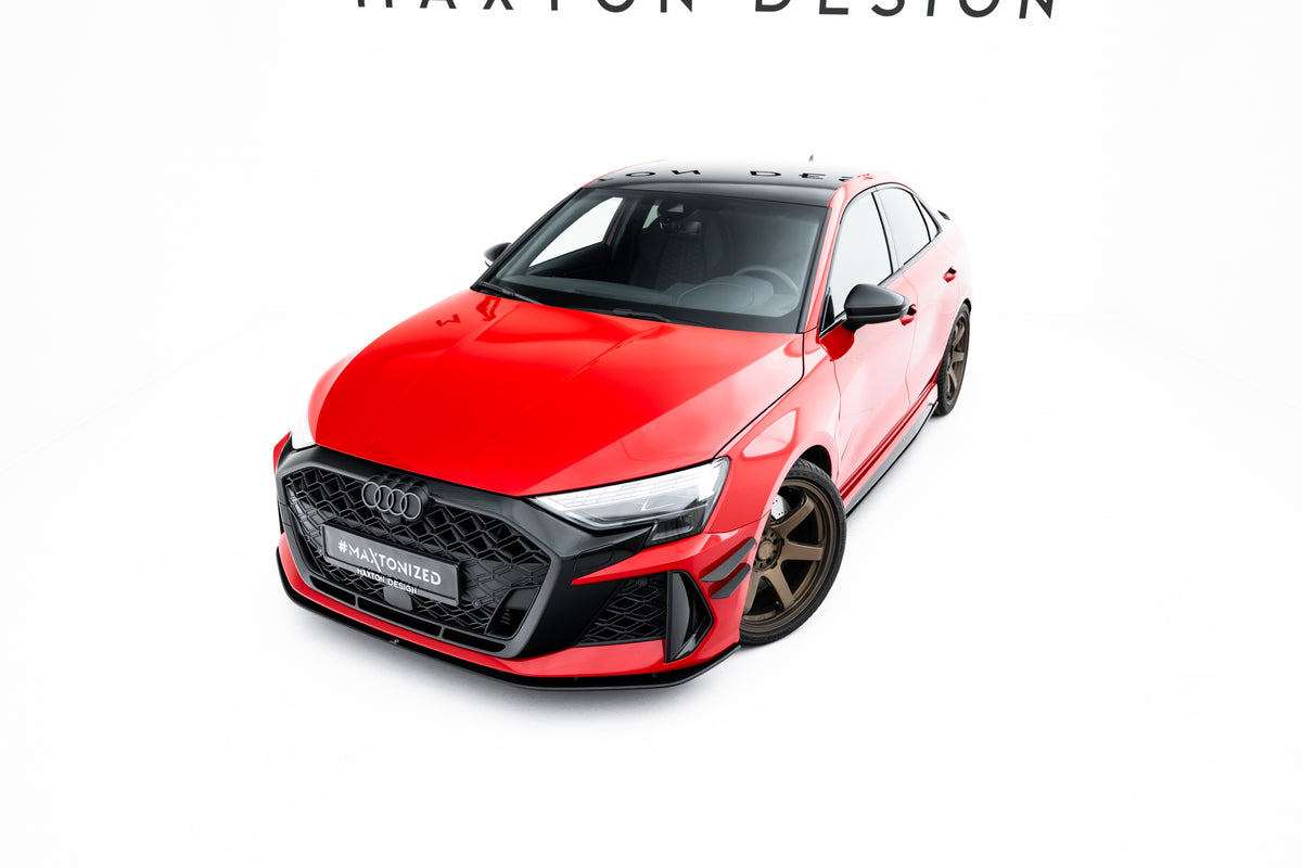 Street Pro Street+ Spoilerlippe Front Ansatz passend für Audi RS3 Sportback 8Y Facelift – Ansicht 2