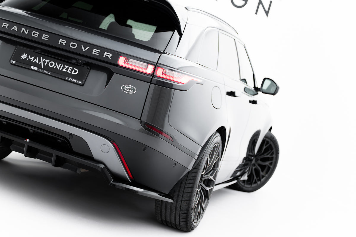 Street+ Mittlerer Diffusor RACE passend für V.3 Land Rover Range Rover Velar R-Dynamic Mk1 schwarz Hochglanz – Ansicht 2