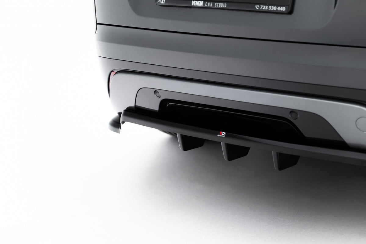 Street+ Mittlerer Diffusor RACE passend für V.3 Land Rover Range Rover Velar R-Dynamic Mk1 schwarz Hochglanz – Ansicht 3