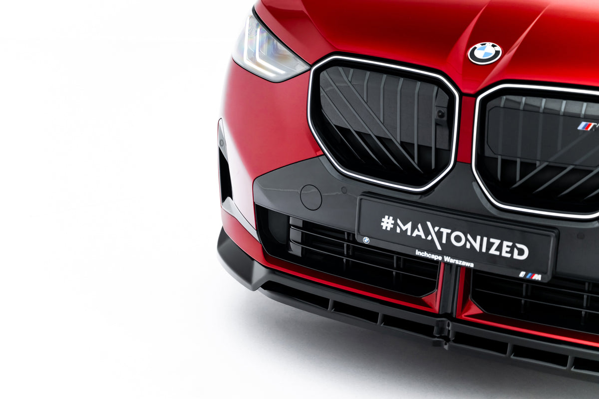 Street+ Spoilerlippe Front Ansatz passend für BMW X3 M50 G45 schwarz Hochglanz – Ansicht 1