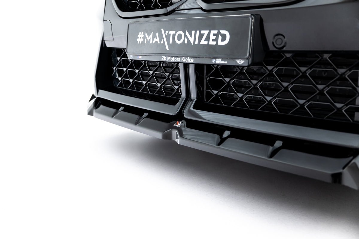 Street+ Spoilerlippe Front Ansatz passend für BMW X2 M-Paket / iX2 U10 schwarz Hochglanz – Ansicht 6