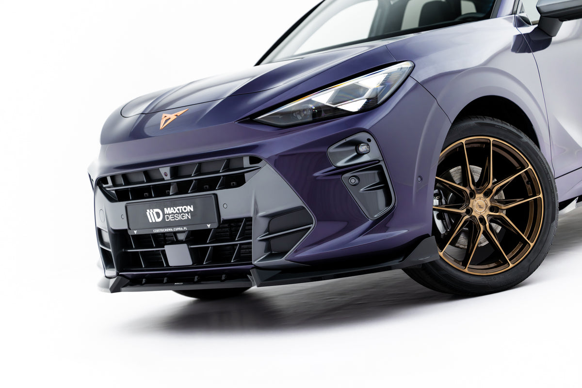 Street+ Spoilerlippe Front Ansatz V.1 passend für Cupra Terramar Mk1 schwarz Hochglanz – Ansicht 6