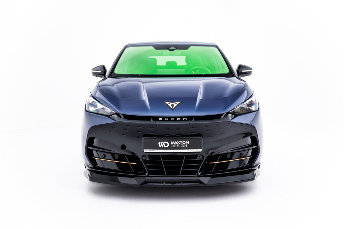 Street+ Spoilerlippe Front Ansatz passend für Cupra Tavascan Mk1 schwarz Hochglanz – Ansicht 8