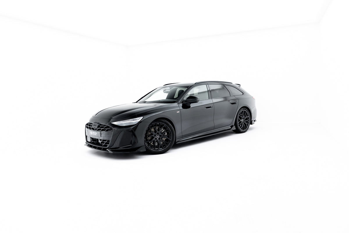 Street+ Seitenschweller Leisten V.2 passend für Audi A6 S-Line C9 schwarz Hochglanz – Ansicht 4
