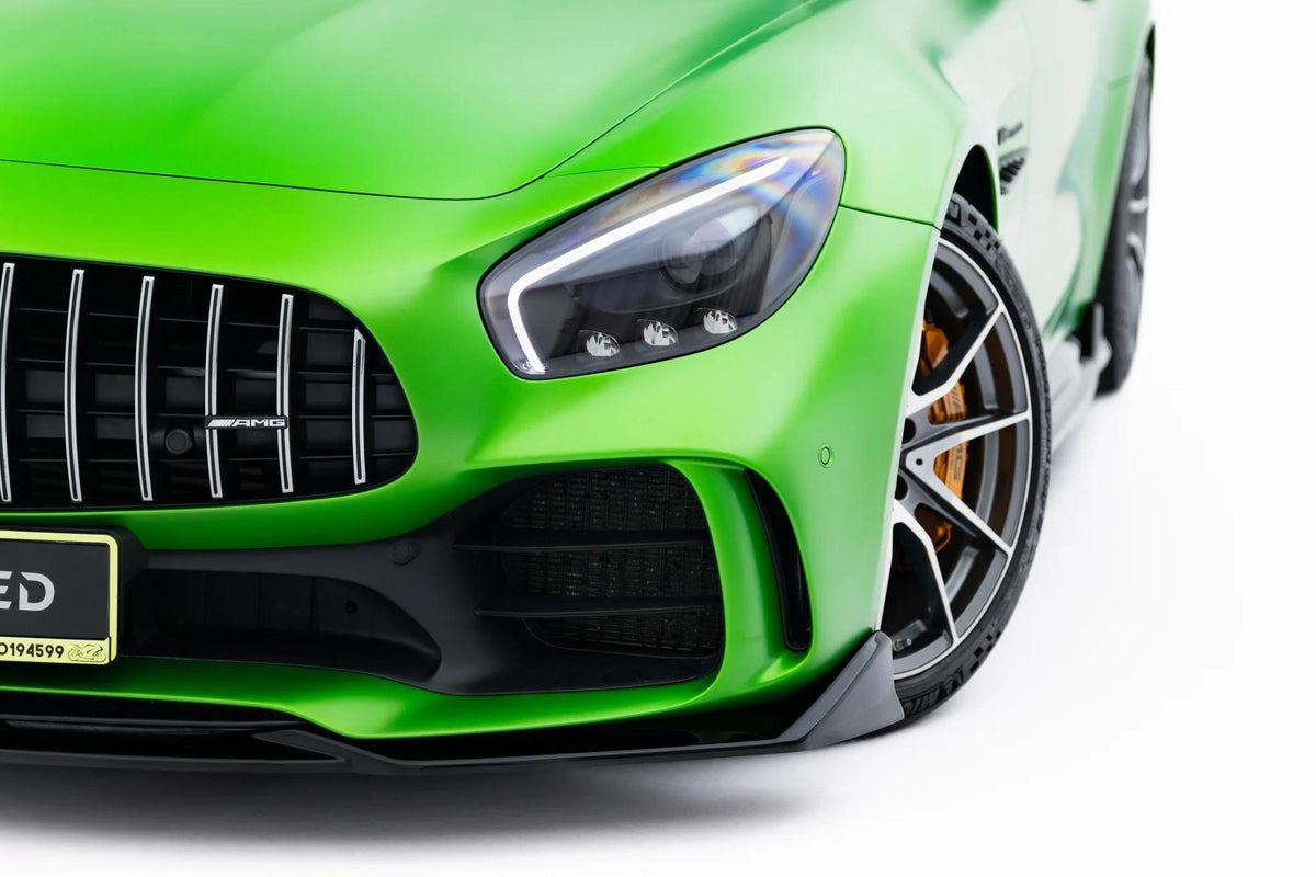 Street+ Spoilerlippe Front Ansatz passend für Mercedes-AMG GT R C190 Facelift schwarz Hochglanz – Ansicht 4