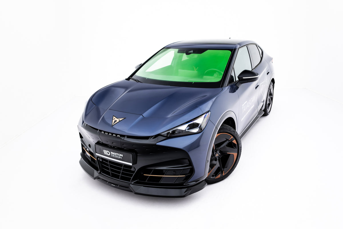 Street+ Spoilerlippe Front Ansatz passend für Cupra Tavascan Mk1 schwarz Hochglanz – Ansicht 3