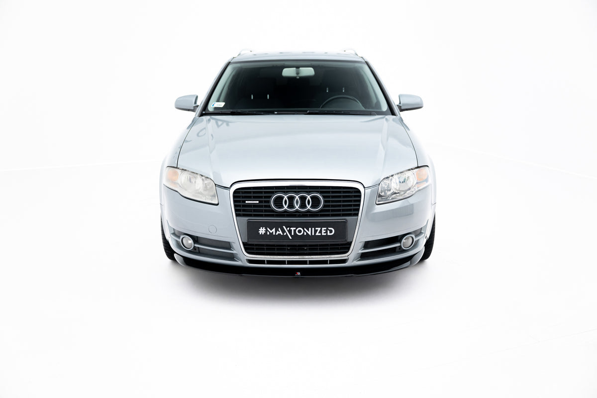 Front Diffuser V.2 Audi A4 B7 schwarz Hochglanz – Ansicht 1