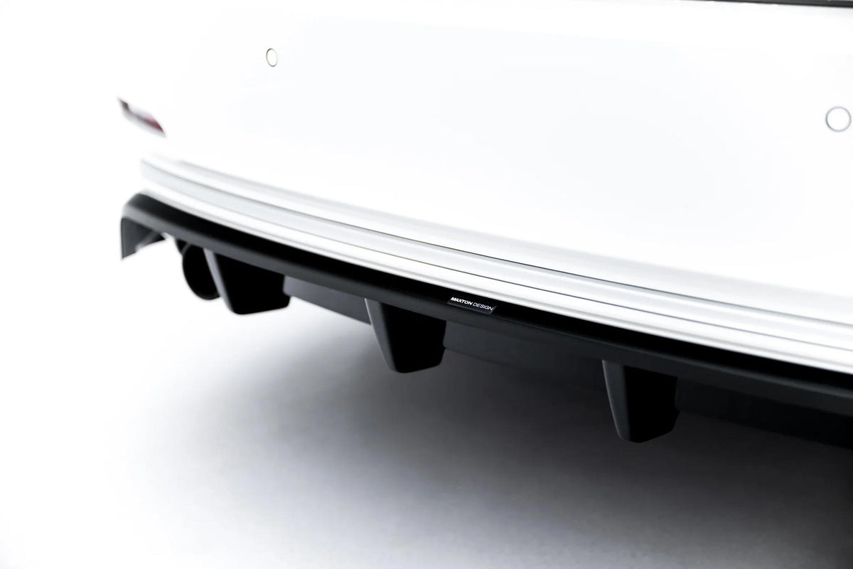 Street+ Mittlerer Diffusor RACE passend für BMW 3er Sportline Limousine / Touring F30 / F31 schwarz Hochglanz – Ansicht 5