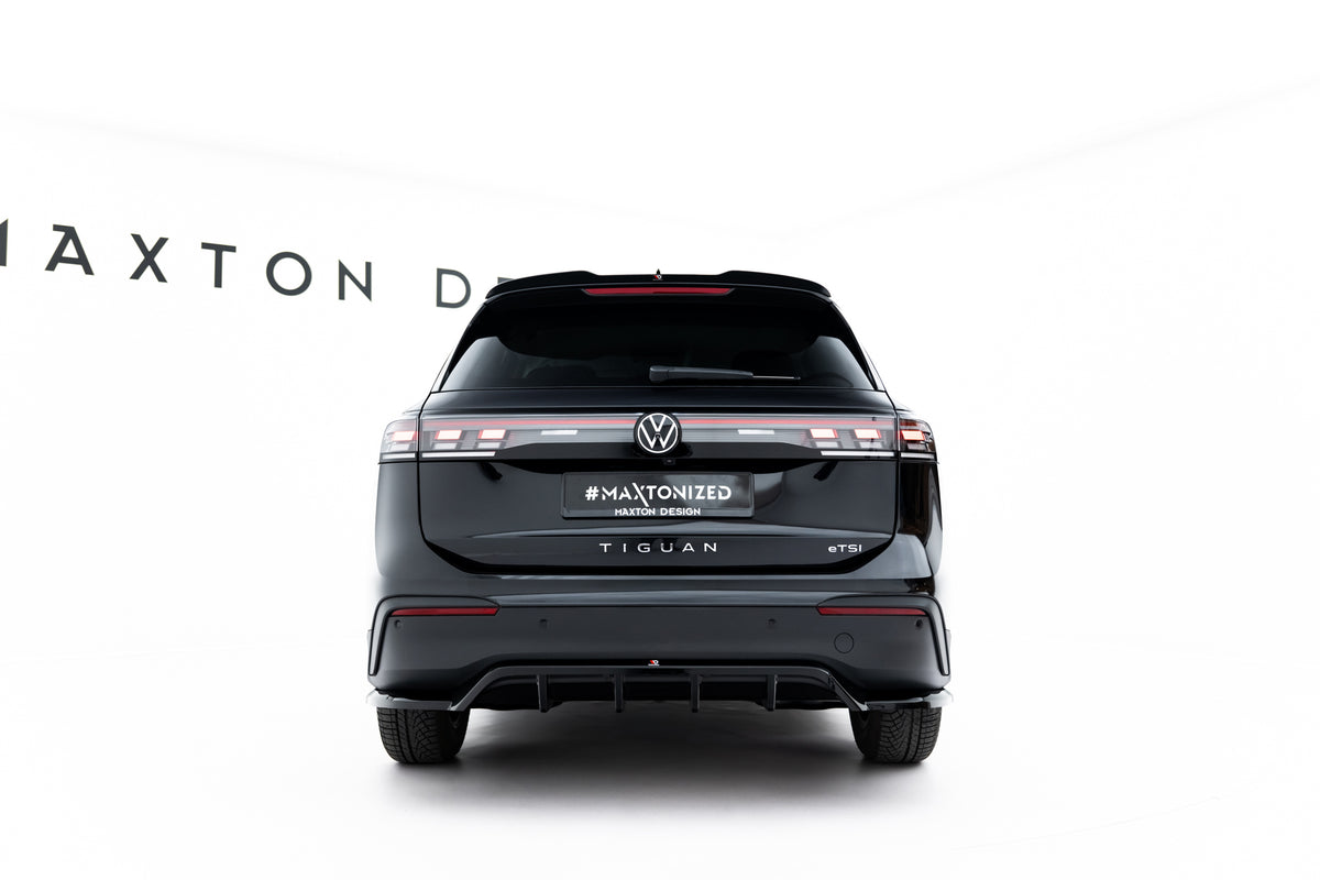 Street+ Mittlerer Diffusor RACE passend für VW Tiguan Mk3 schwarz Hochglanz – Ansicht 5