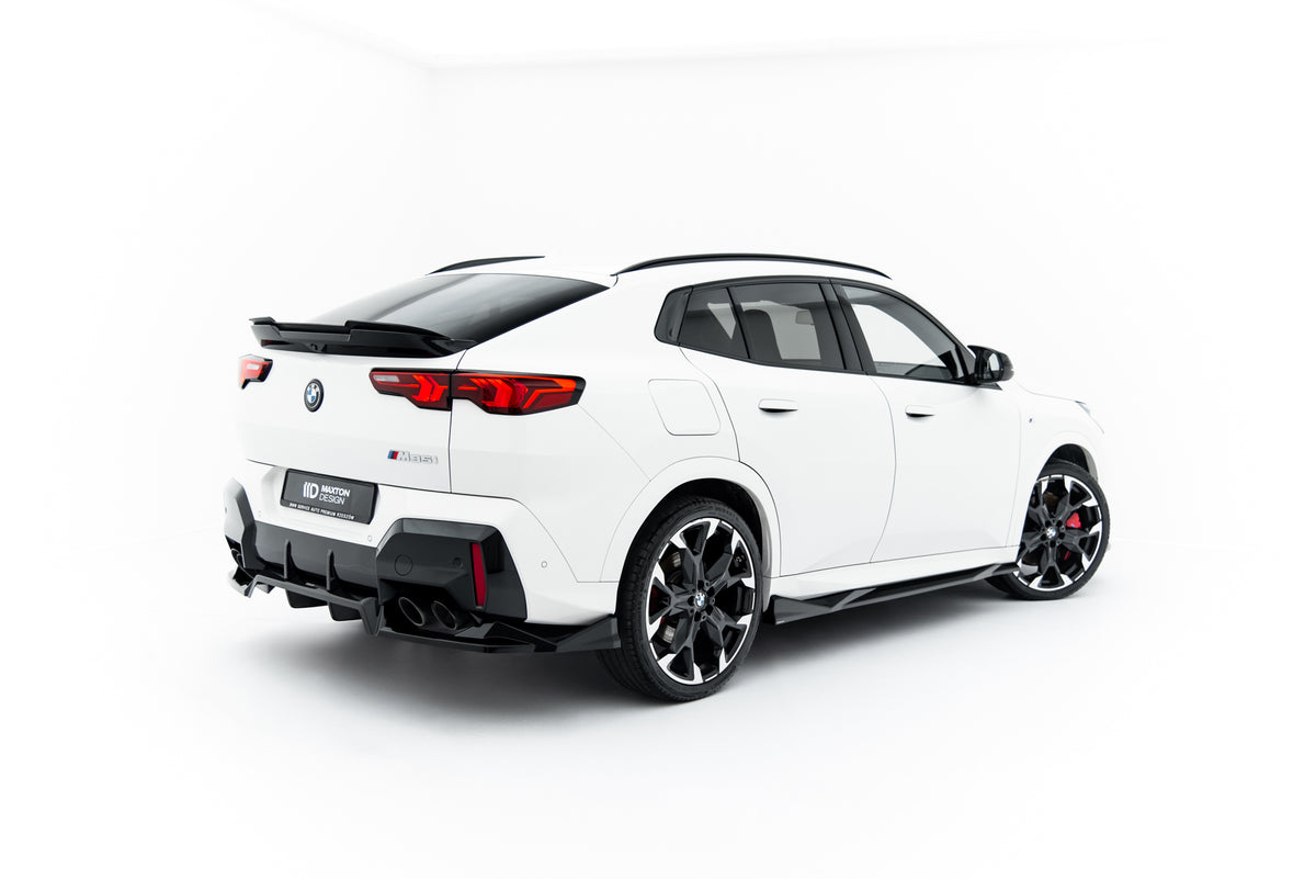 Street+ Mittlerer Diffusor RACE passend für BMW X2 M35i U10 schwarz Hochglanz – Ansicht 6